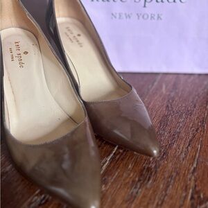 Kate Spade Taupe Heels made in Italy Women’s Size 6 Work Shoes